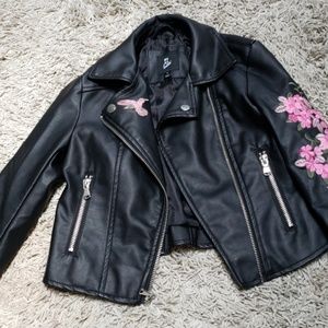 Kids Faux Leather Jacket